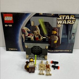 LEGO Star Wars 7204 Jedi Defense II Battle 2002 Complete
